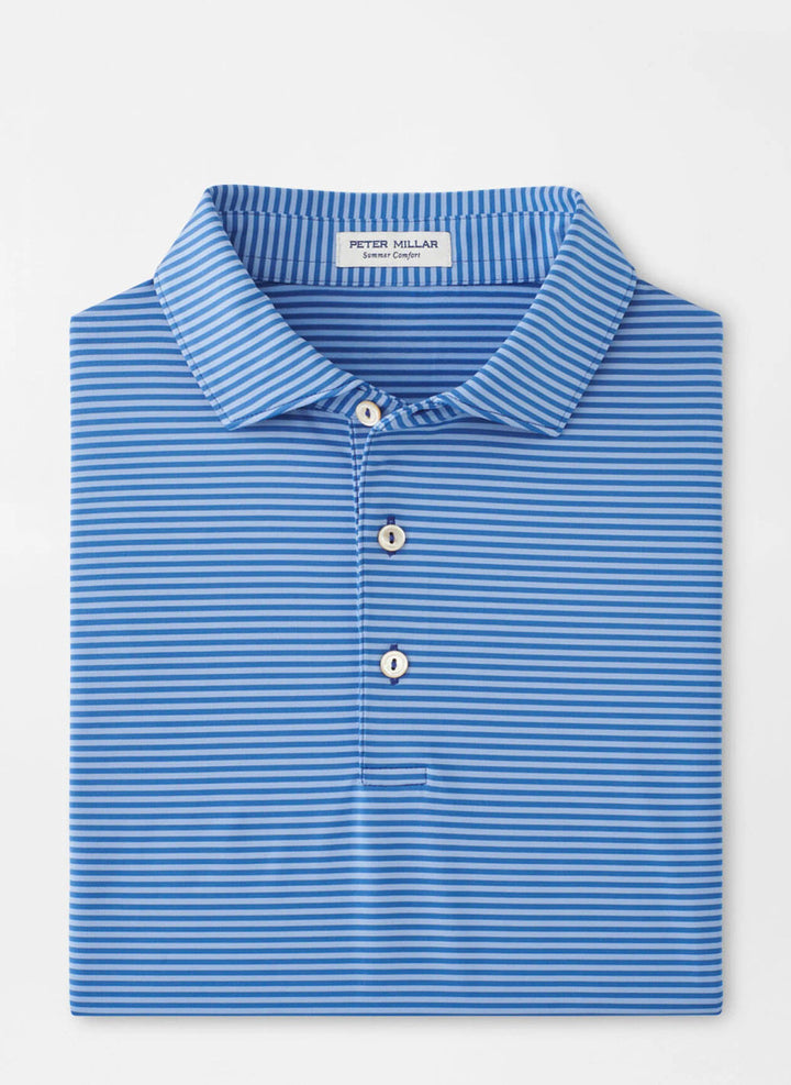 Peter Millar Hales Performance Jersey Polo:  Sailor Blue