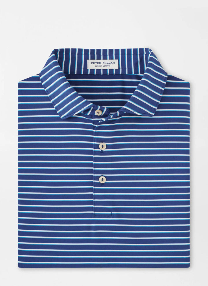 Peter Millar Dunnes Performance Jersey Polo: Sport Navy