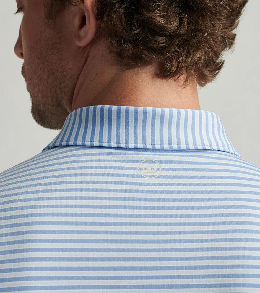 Peter Millar Lane Performance Jersey Polo: Blue Fade