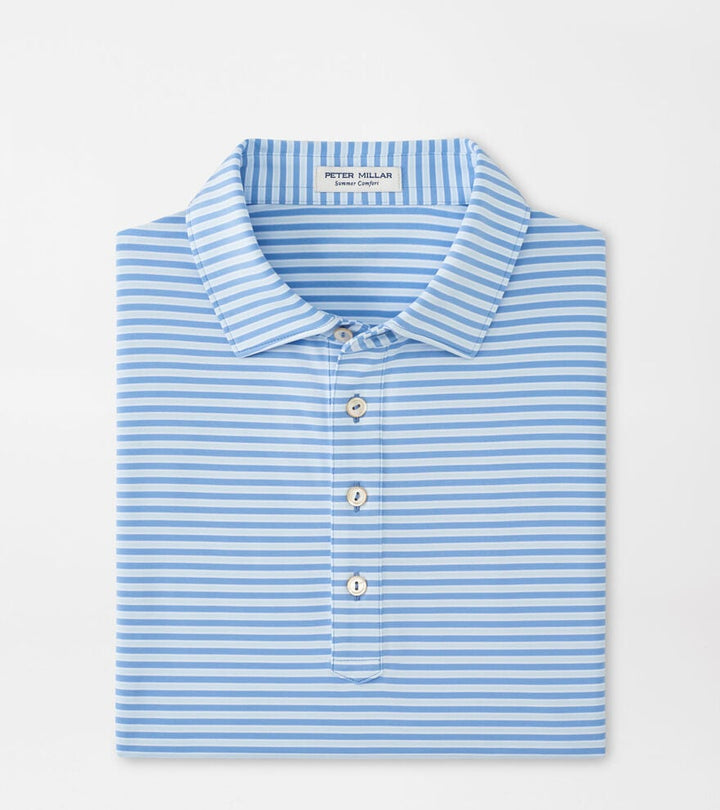 Peter Millar Lane Performance Jersey Polo: Blue Fade