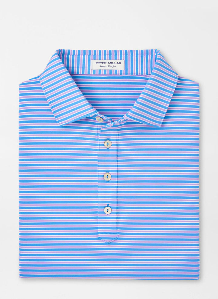 Peter Millar Lane Performance Jersey Polo: Riverbed