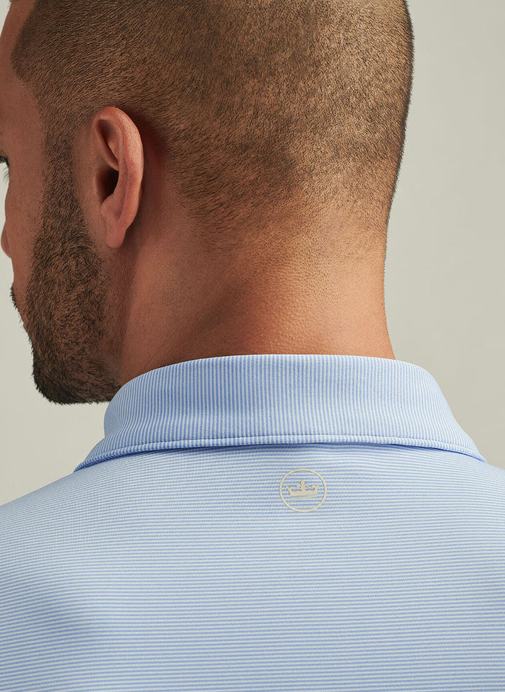 Peter Millar Jubilee Performance Jersey Polo: Blue Fade