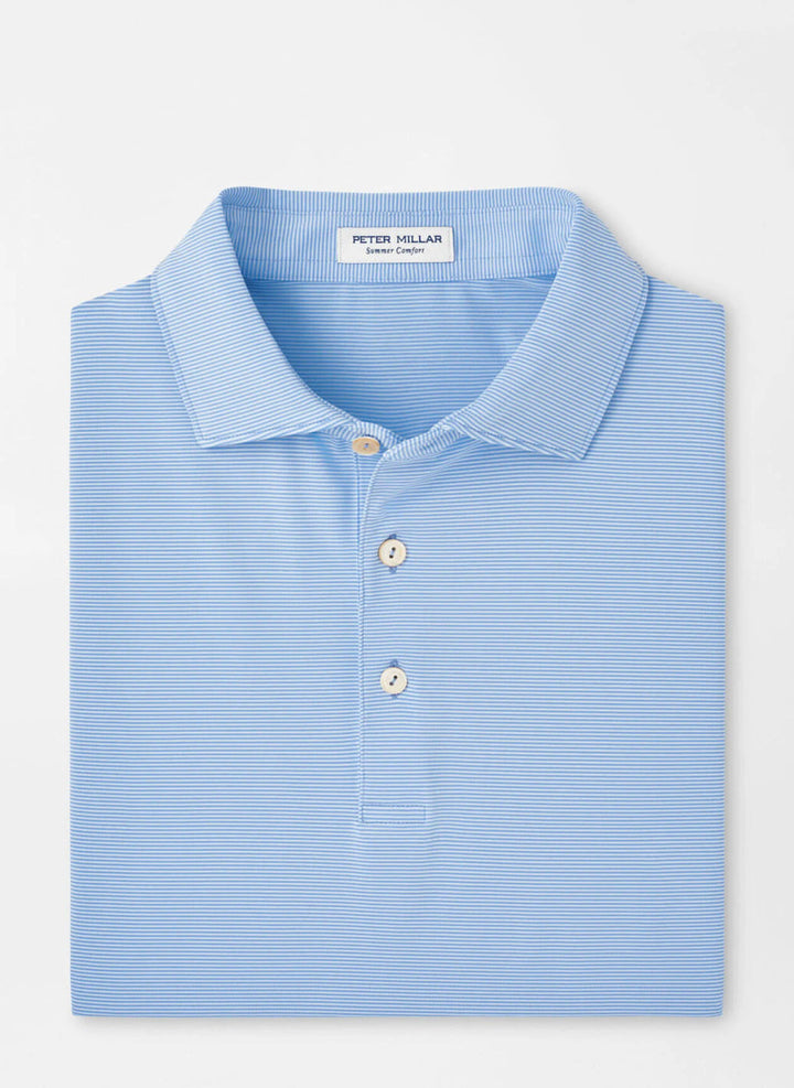 Peter Millar Jubilee Performance Jersey Polo: Blue Fade