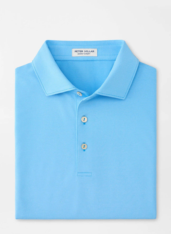 Peter Millar Andover Performance Jersey Polo: Riverbed