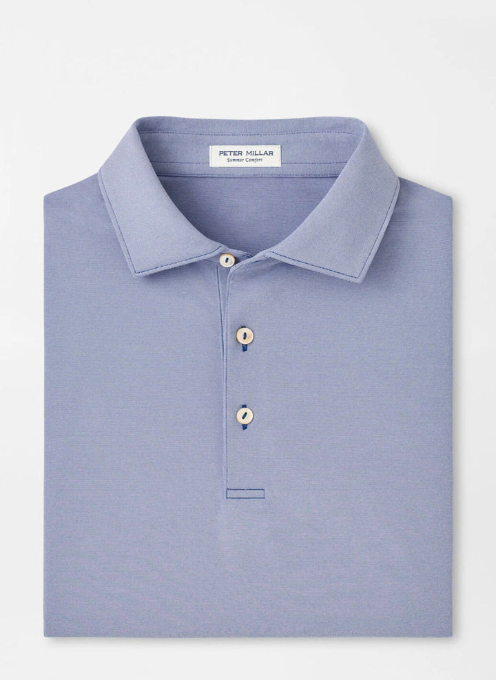 Peter Millar Andover Performance Jersey Polo: Sport Navy