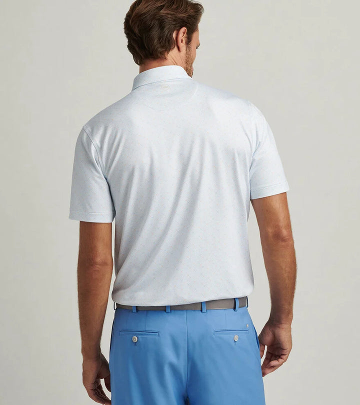 Peter Millar Castellina Performance Jersey Polo: White