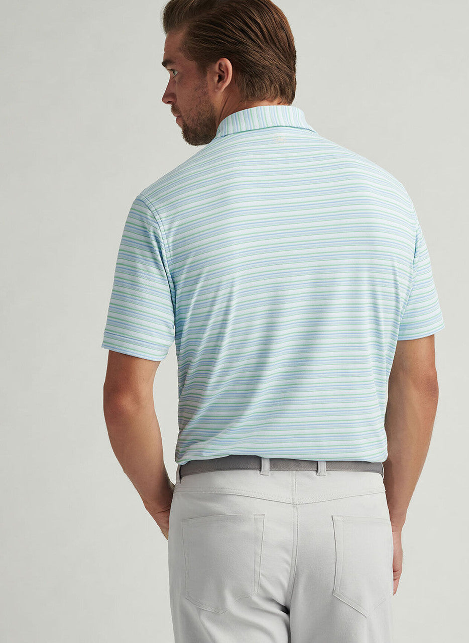 Peter Millar Atrium Performance Jersey Polo: Pale Blue