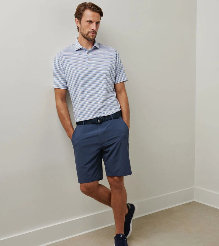 Peter Millar Avent Performance Jersey Polo: Sailor Blue