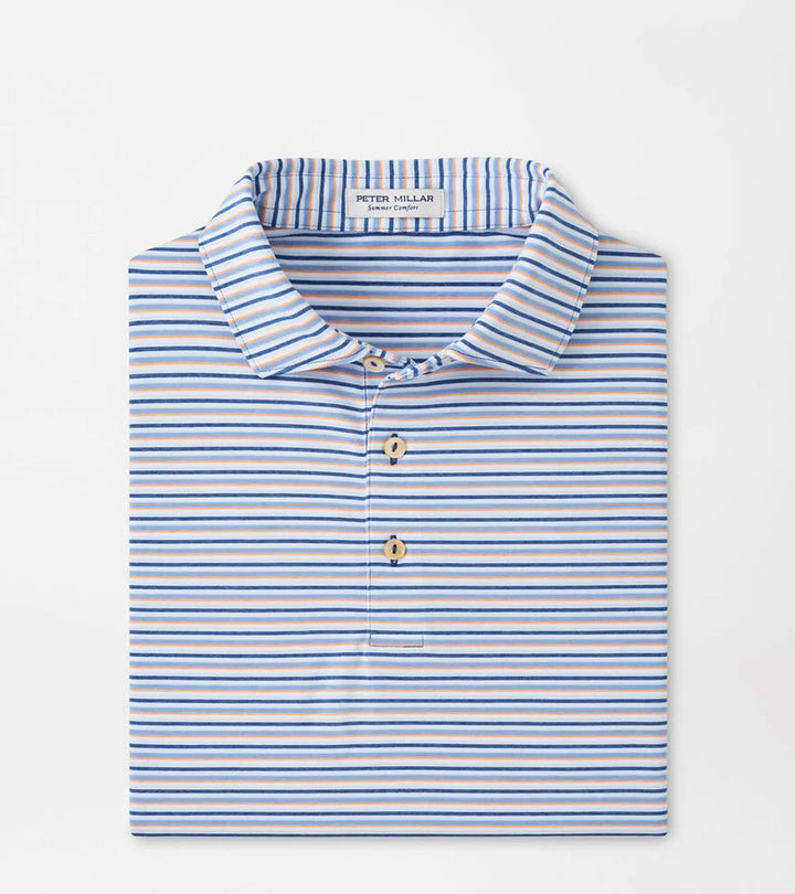 Peter Millar Avent Performance Jersey Polo: Sailor Blue