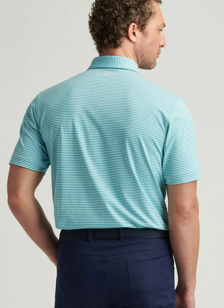 Peter Millar Linden Performance Jersey Polo: Riverbed