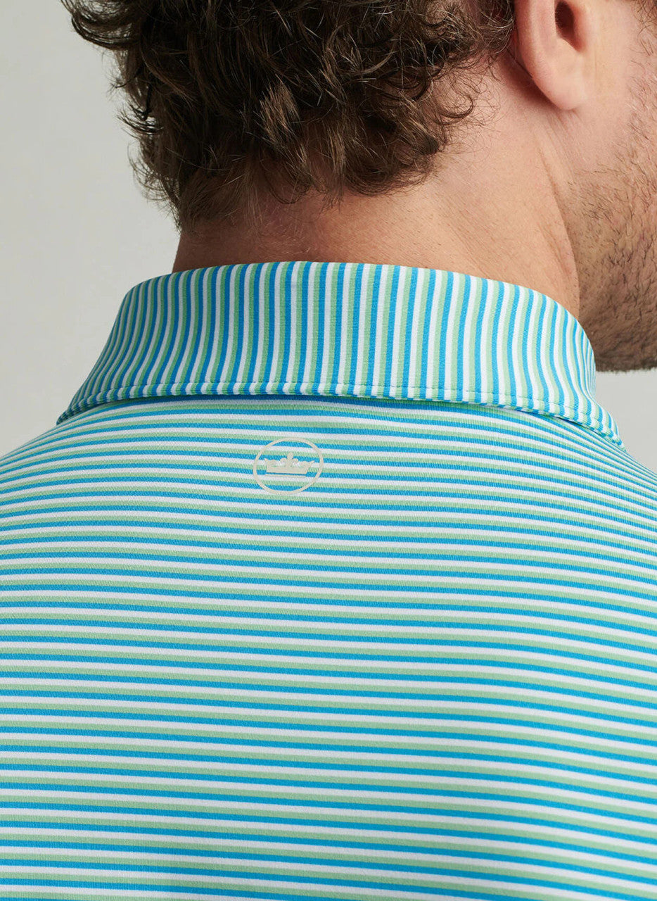 Peter Millar Linden Performance Jersey Polo: Riverbed