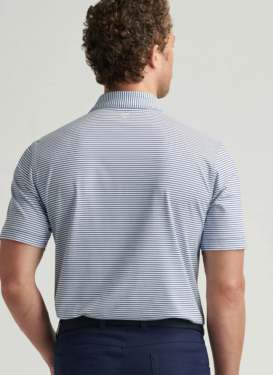 Peter Millar Linden Performance Jersey Polo: Sport Navy