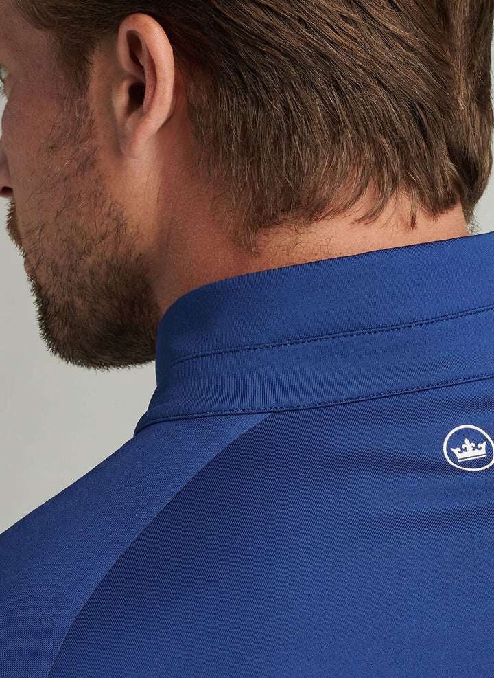 Peter Millar Verge Performance Quarter-Zip: Sport Navy