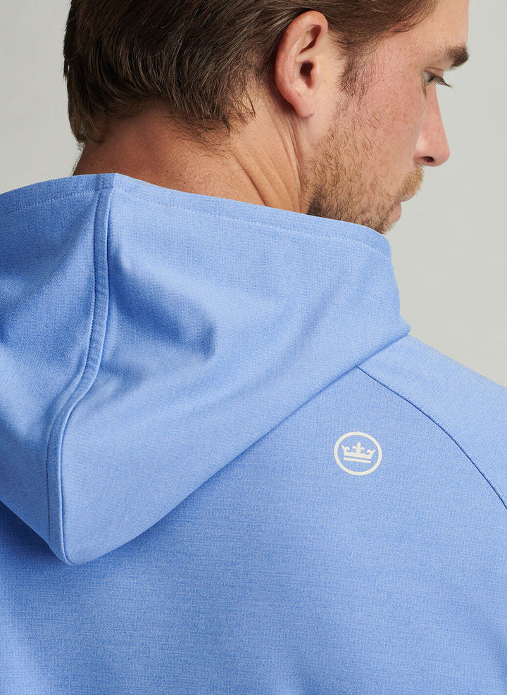 Peter Millar Pine Performance Hoodie: Blue Fade