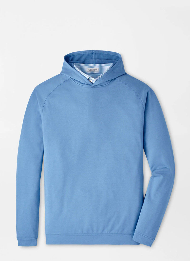 Peter Millar Pine Performance Hoodie: Blue Fade