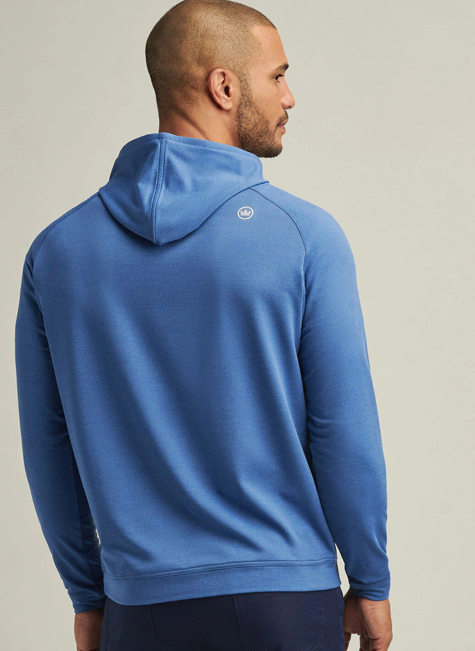 Peter Millar Pine Performance Hoodie: Sport Navy