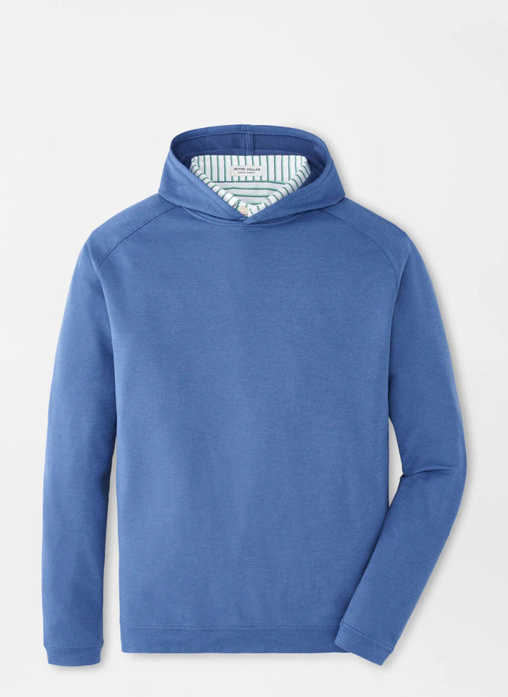 Peter Millar Pine Performance Hoodie: Sport Navy