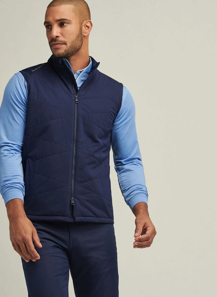 Peter Millar Fuse Hybrid Vest: Navy