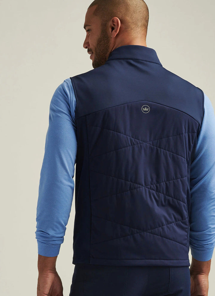 Peter Millar Fuse Hybrid Vest: Navy