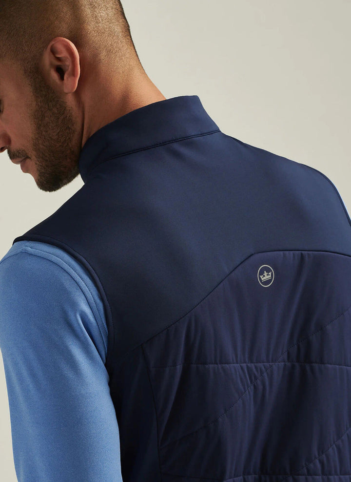 Peter Millar Fuse Hybrid Vest: Navy