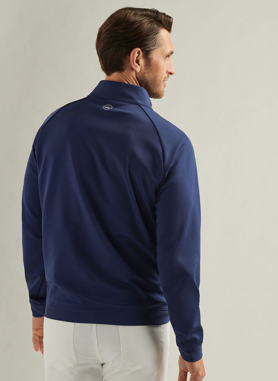 Peter Millar Weld Hybrid Half-Zip: Navy