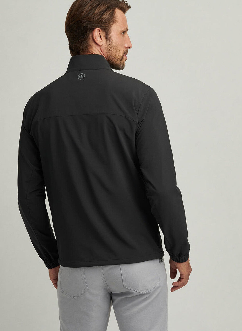 Peter Millar Dunes Half-Zip: Black