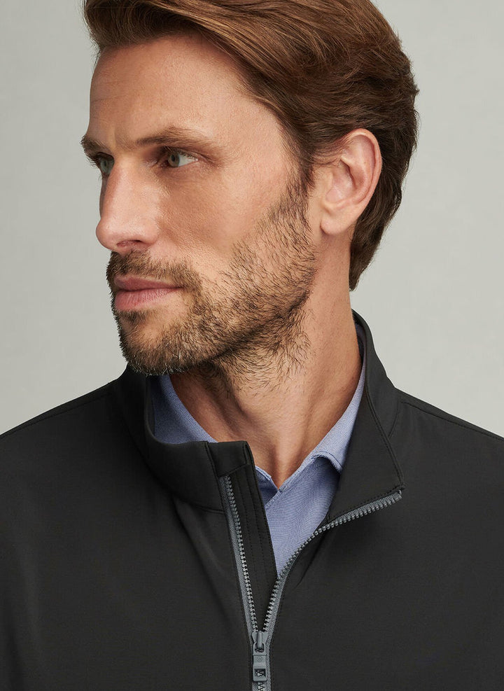 Peter Millar Dunes Half-Zip: Black