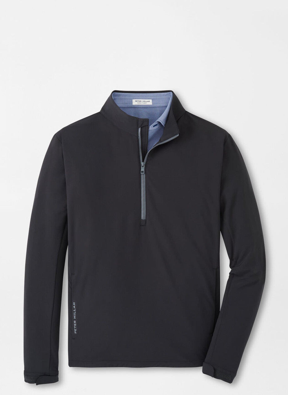 Peter Millar Dunes Half-Zip: Black