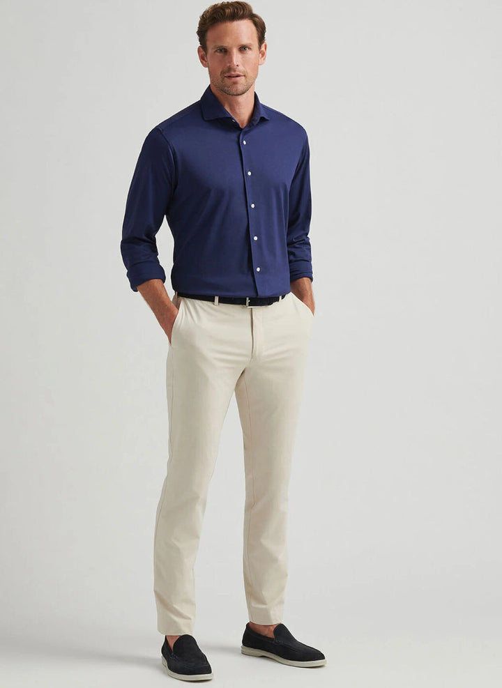 Peter Millar Crown Crafted Surge Performance Trouser: Stone