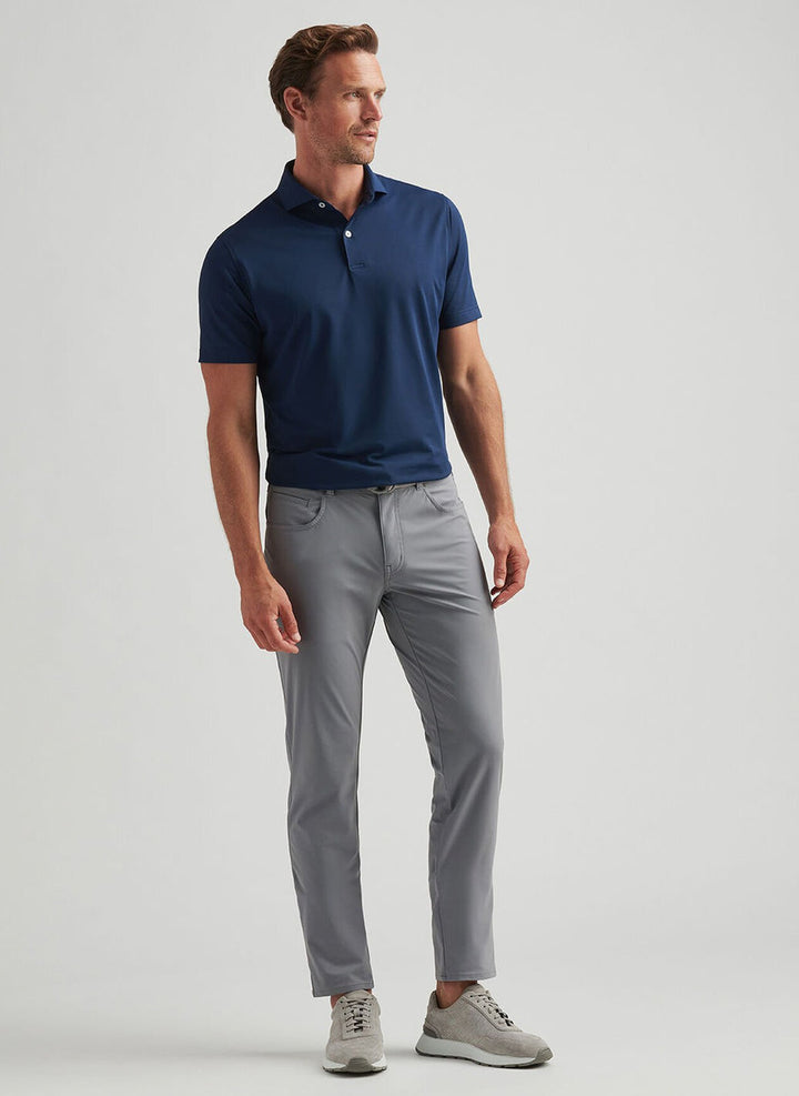 Peter Millar Crown Crafted Bingham Performance Five-Pocket Pant: Oslo Grey