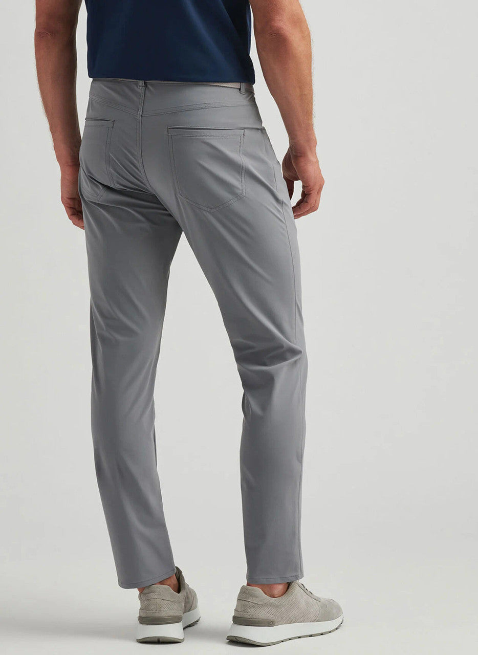 Peter Millar Crown Crafted Bingham Performance Five-Pocket Pant: Oslo Grey