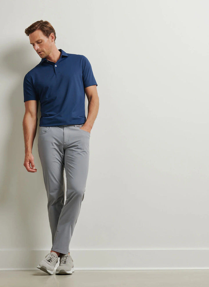 Peter Millar Crown Crafted Bingham Performance Five-Pocket Pant: Oslo Grey