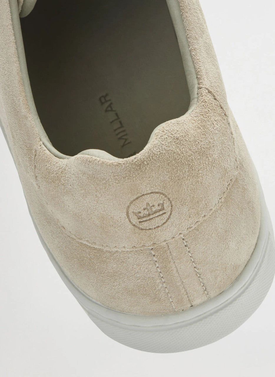 Peter Millar Crown Crafted Vantage Lite Suede Sneaker: Beige