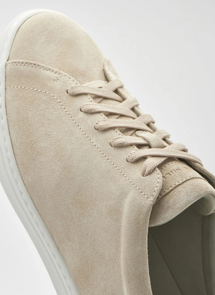 Peter Millar Crown Crafted Vantage Lite Suede Sneaker: Beige