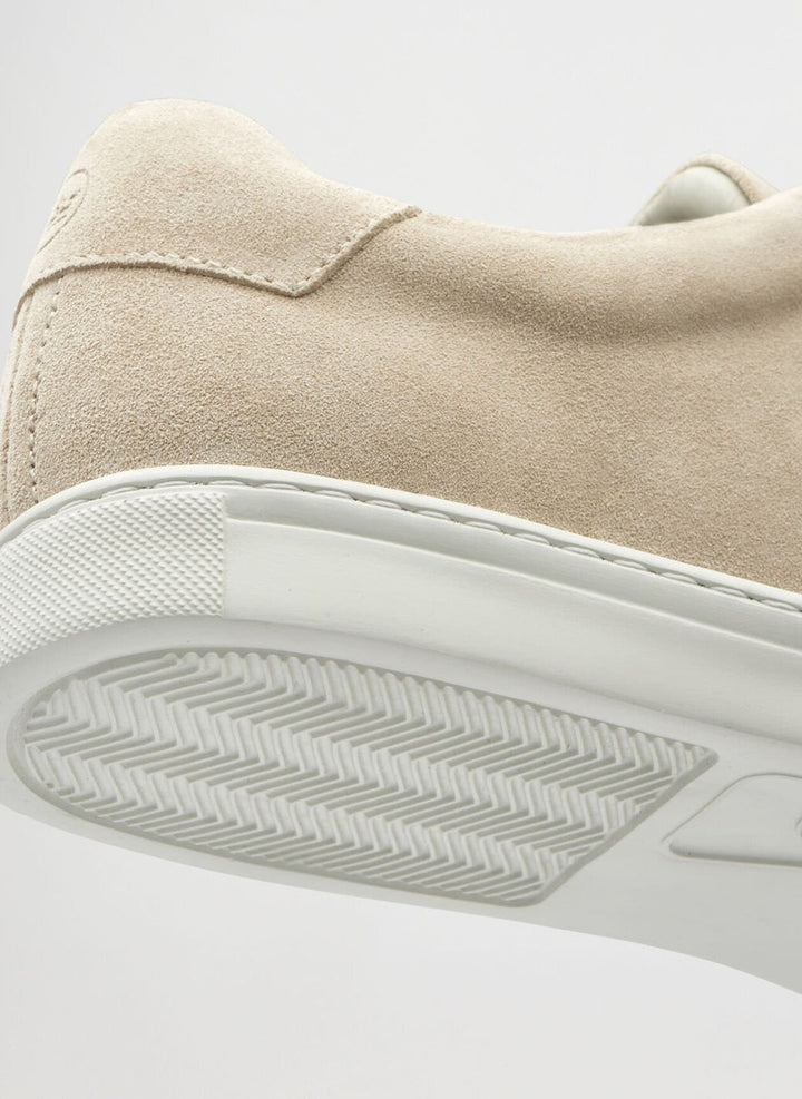 Peter Millar Crown Crafted Vantage Lite Suede Sneaker: Beige