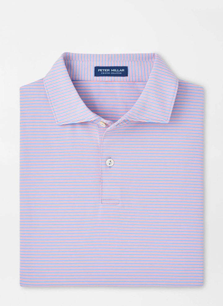 Peter Millar Crown Crafted Ambrose Performance Jersey Polo: Angelite