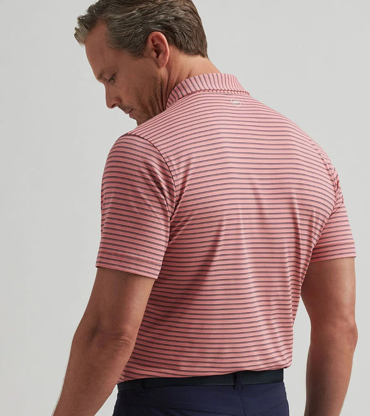 Peter Millar Crown Crafted Bridge Performance Jersey Polo: Pink Crepe