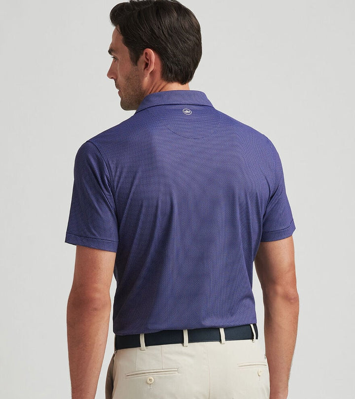 Peter Millar Crown Crafted Grovewood Performance Jersey Polo: Navy