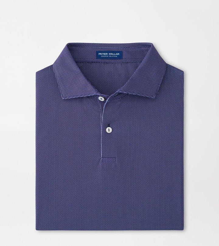 Peter Millar Crown Crafted Grovewood Performance Jersey Polo: Navy