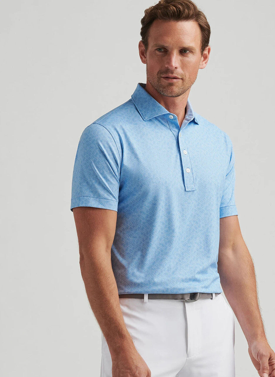 Peter Millar Crown Crafted Avenue Performance Jersey Polo: Angelite