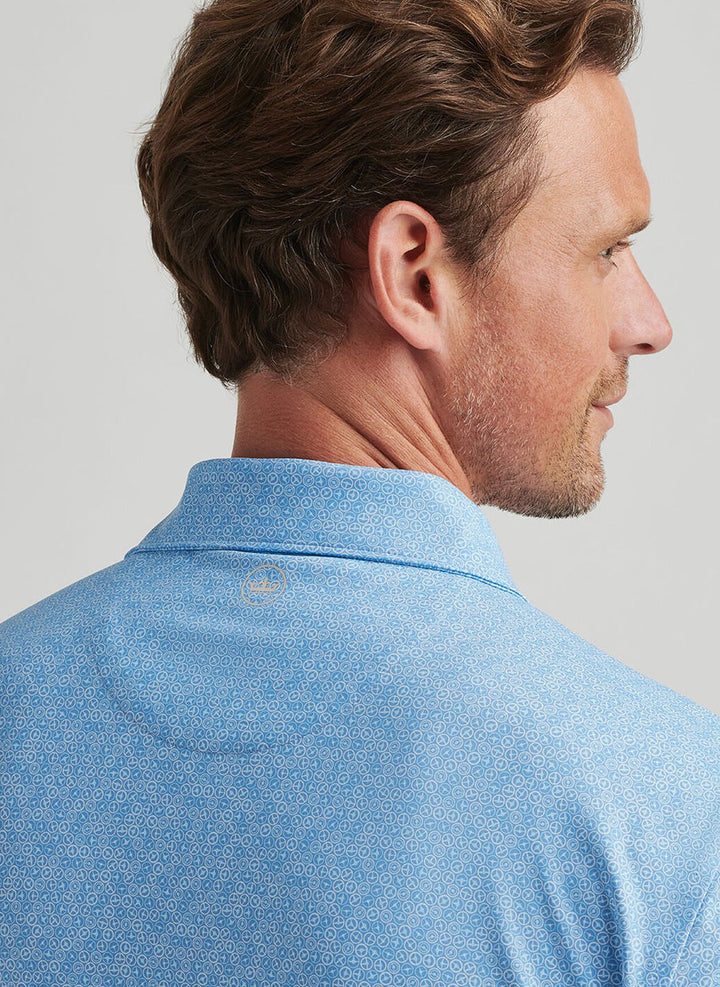 Peter Millar Crown Crafted Avenue Performance Jersey Polo: Angelite