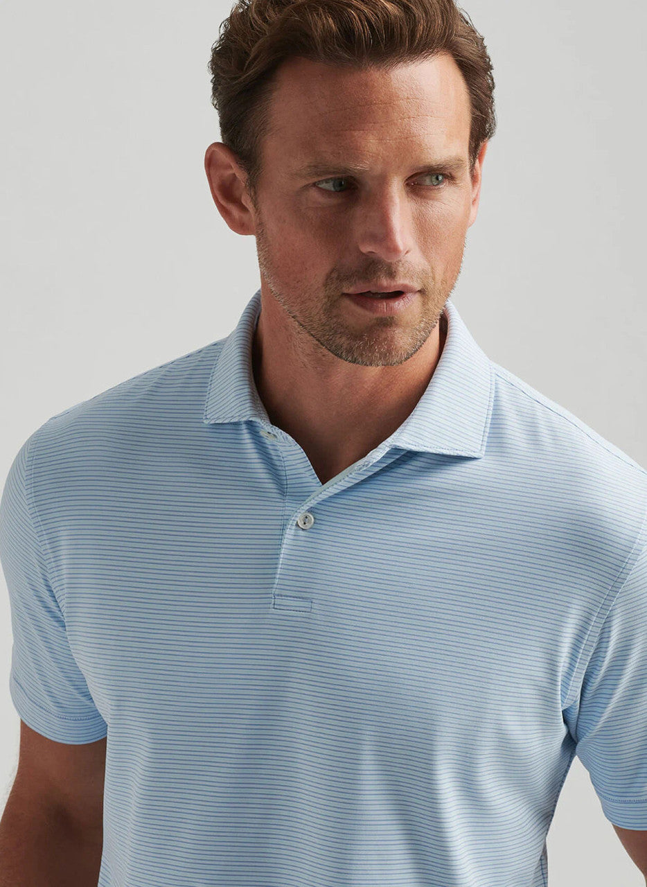 Peter Millar Crown Crafted Chord Performance Jersey Polo: Angelite