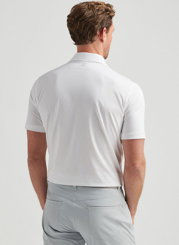 Peter Millar Crown Crafted Empire Performance Jersey Polo: White