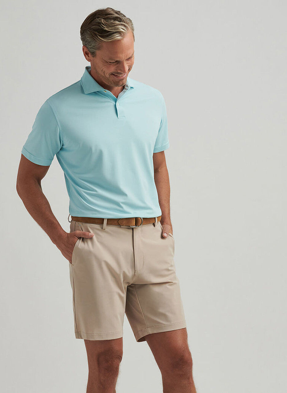 Peter Millar Crown Crafted Soul Performance Mesh Polo: Blue Spruce