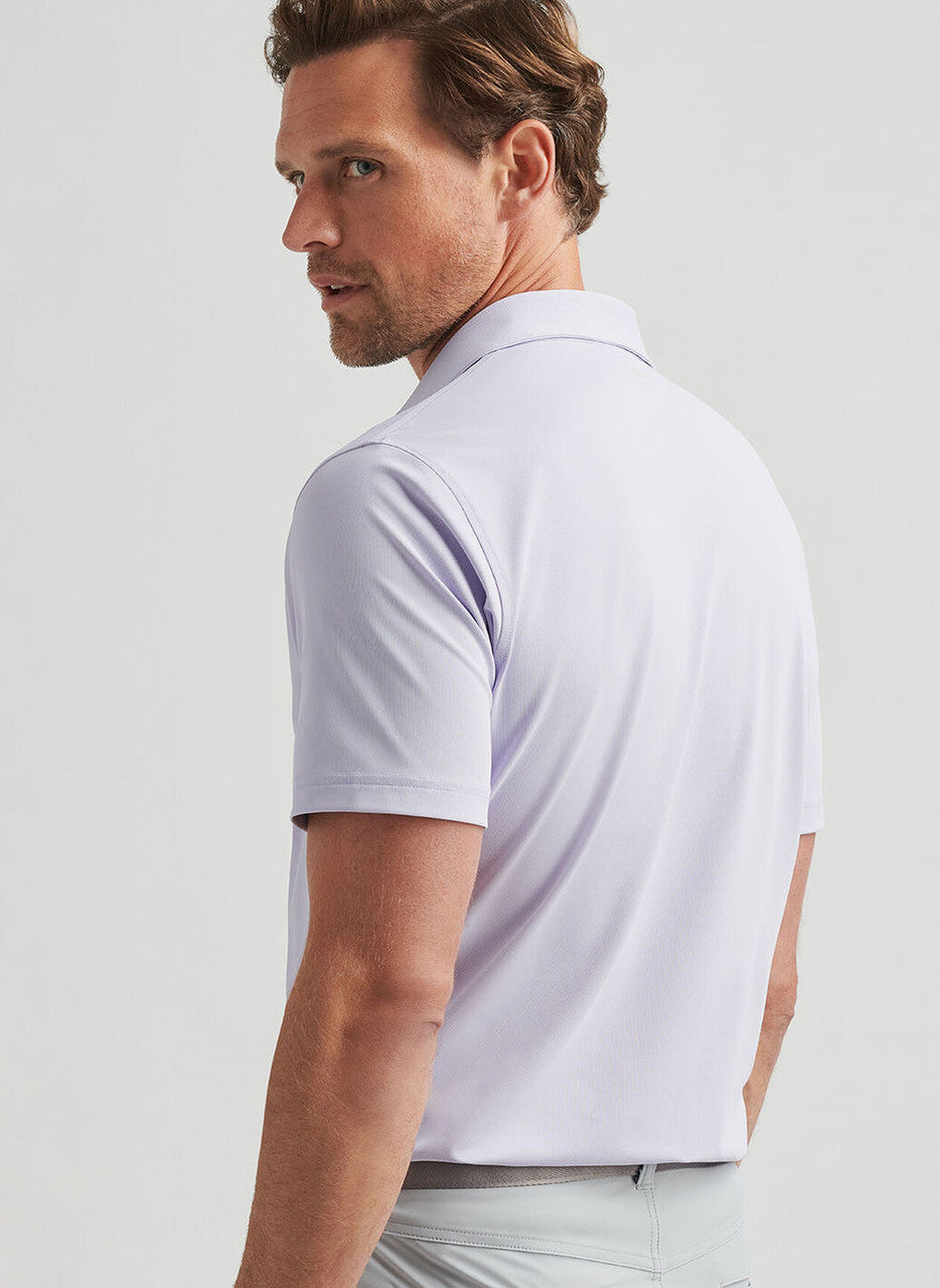 Peter Millar Crown Crafted Soul Performance Mesh Polo: Lavender Moon