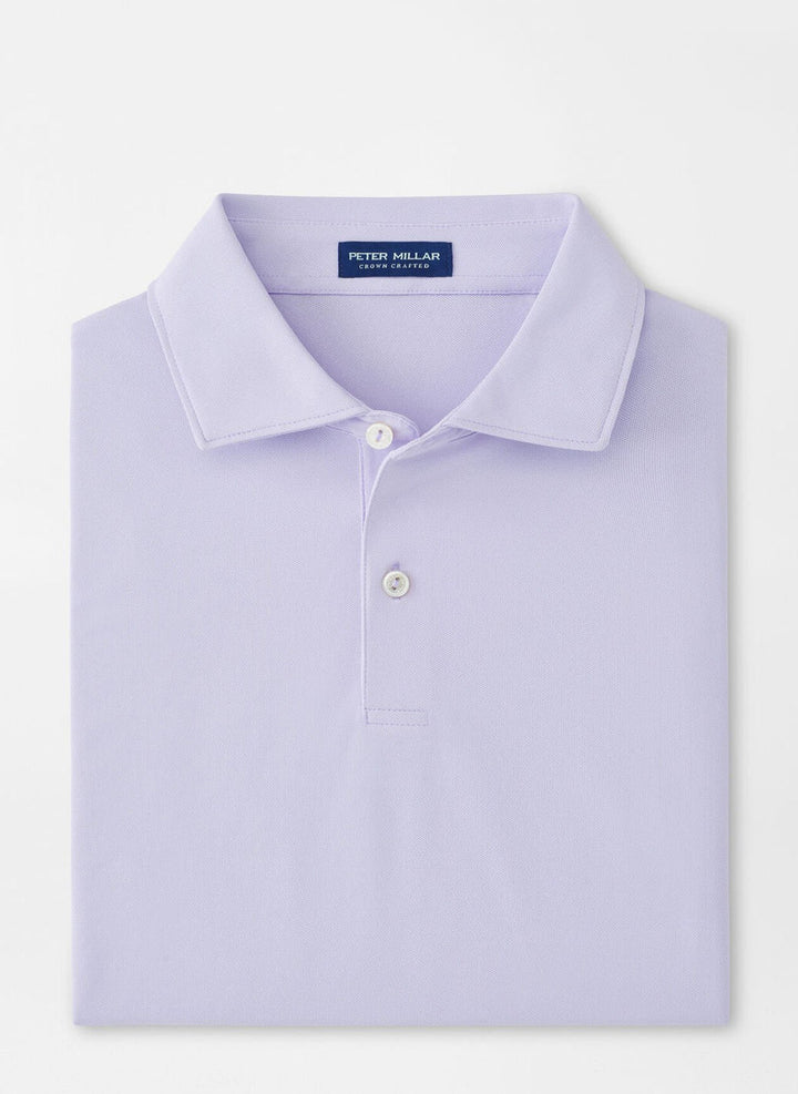 Peter Millar Crown Crafted Soul Performance Mesh Polo: Lavender Moon