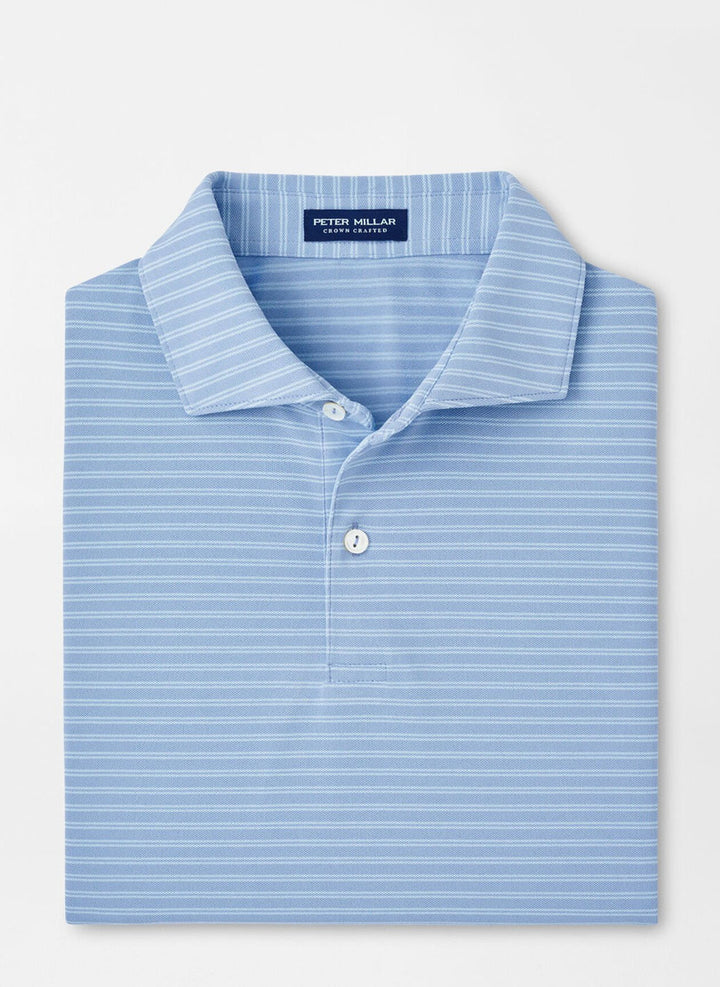 Peter Millar Crown Crafted Mezzo Performance Mesh Polo: Angelite