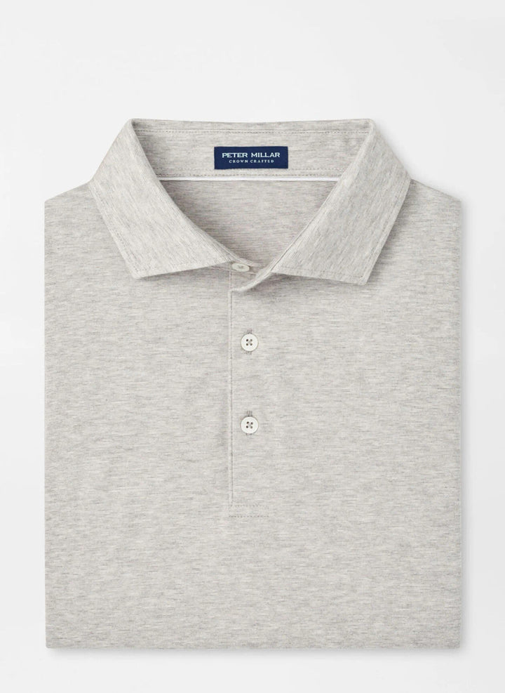 Peter Millar Crown Crafted Excursionist Flex Polo: Gale Grey