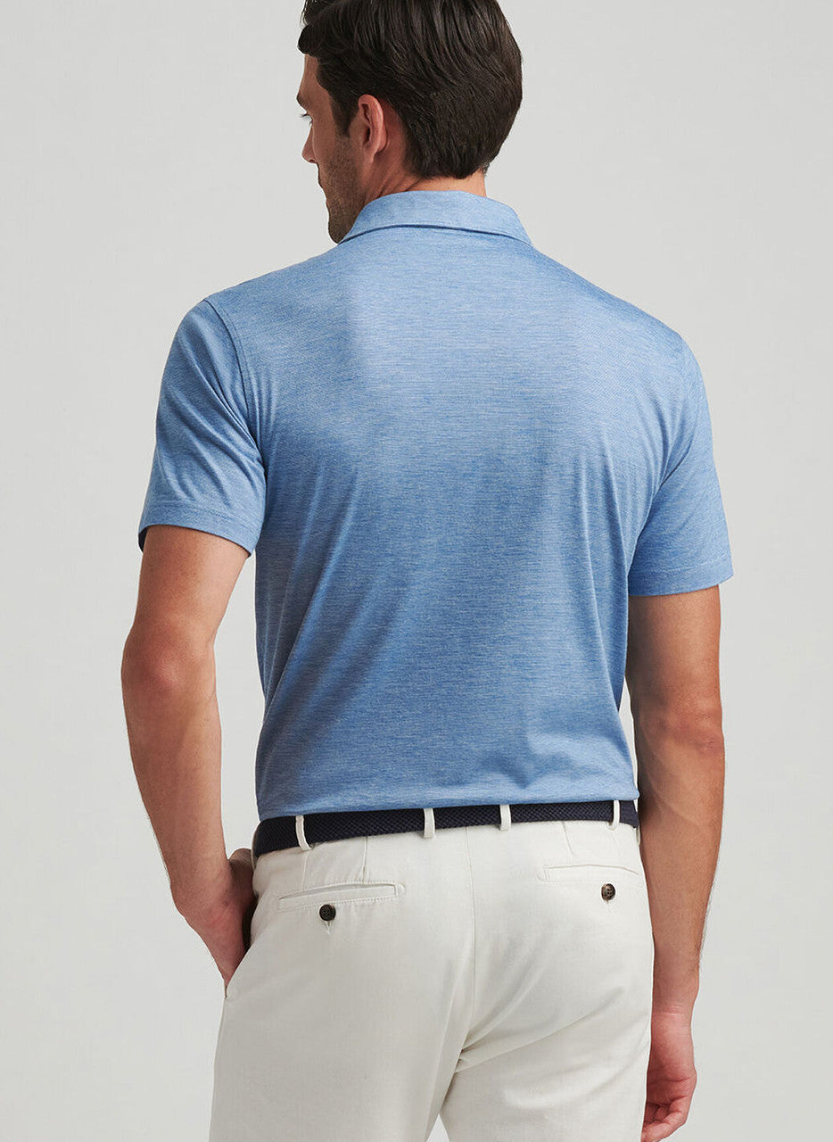 Peter Millar Crown Crafted Excursionist Flex Polo: Nordic Blue