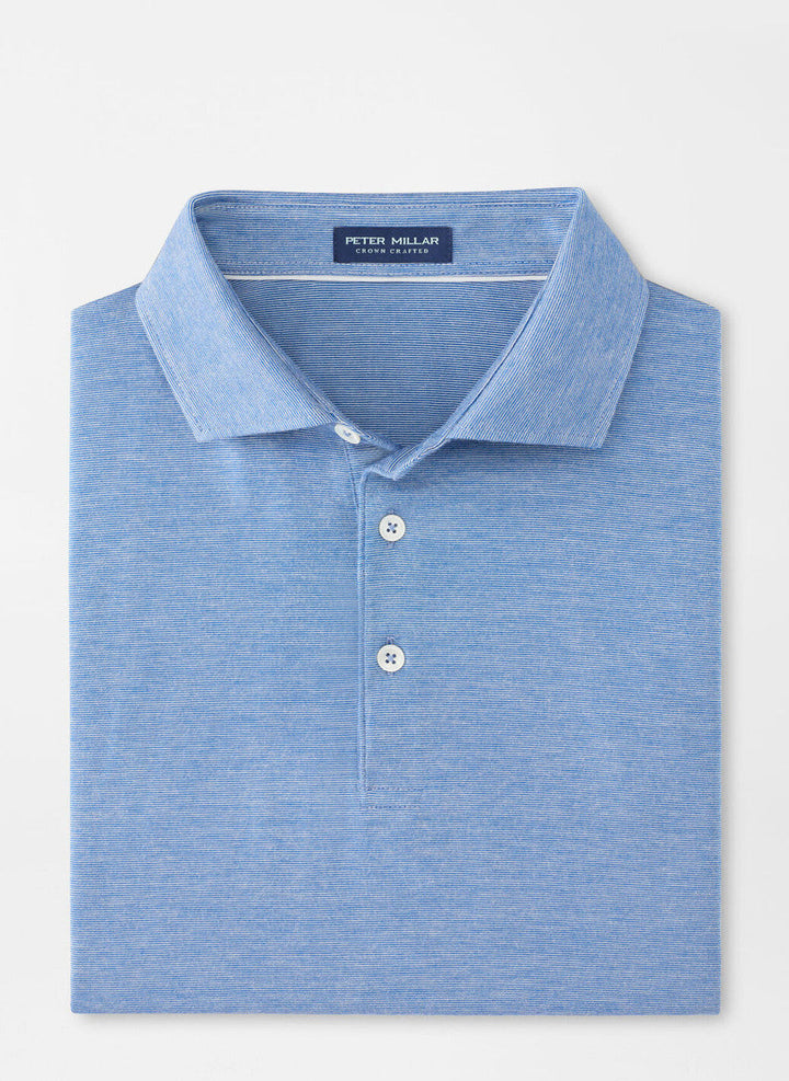 Peter Millar Crown Crafted Excursionist Flex Polo: Nordic Blue